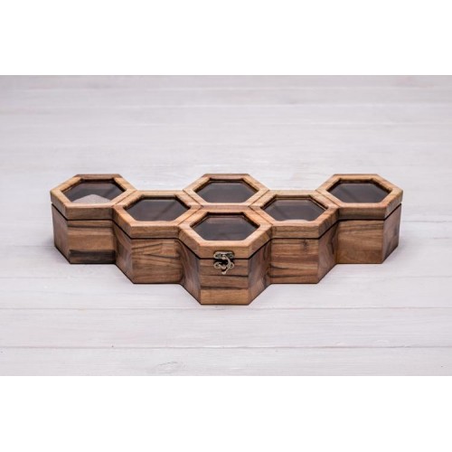 Скринька для наручних годинників ecoWalnut 7.8х43.4х18.8 см Скринька для наручних годинників ecoWalnut 7.8х43.4х18.8 см