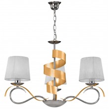 Люстра Candellux Denis 68x100 см Золотисто-сріблястий (33-23421)