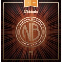 Струни для акустичної гітари D'Addario NB1256 Nickel Bronze Light Medium Acoustic Guitar Strings 12/56 Струни для акустичної гітари D'Addario NB1256 Nickel Bronze Light Medium Acoustic Guitar Strings 12/56