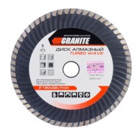 Диск алмазний GRANITE TURBO WAVE 180 мм 9-04-180 Диск алмазний GRANITE TURBO WAVE 180 мм 9-04-180