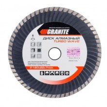 Диск алмазний GRANITE TURBO WAVE 180 мм 9-04-180