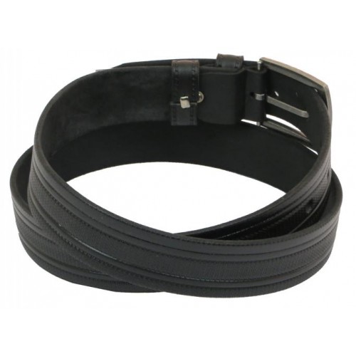 Шкіряний ремінь Skipper 110-130 x 3.5 см Чорний (1006-35) Шкіряний ремінь Skipper 110-130 x 3.5 см Чорний (1006-35)