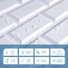Декоративна ПВХ панель біла клінкерна цегла Sticker Wall SW-00001431 960х480х4мм