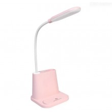 Світильник світлодіодний usb з утримувачем для телефону OPT-TOP Multifunctional desk lamp 1200mah Рожевий (1777401089)