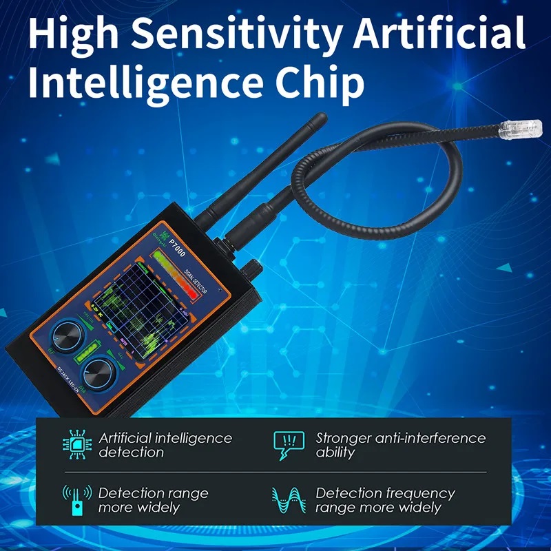 Професійний детектор жучків, прослушки, бездротових камер, магнітів - антижучок Nectronix P7000