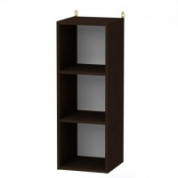 Полиця настінна Компаніт П-32 30х30х84 см Венге темний Полиця настінна Компаніт П-32 30х30х84 см Венге темний