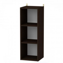 Полиця настінна Компаніт П-32 30х30х84 см Венге темний