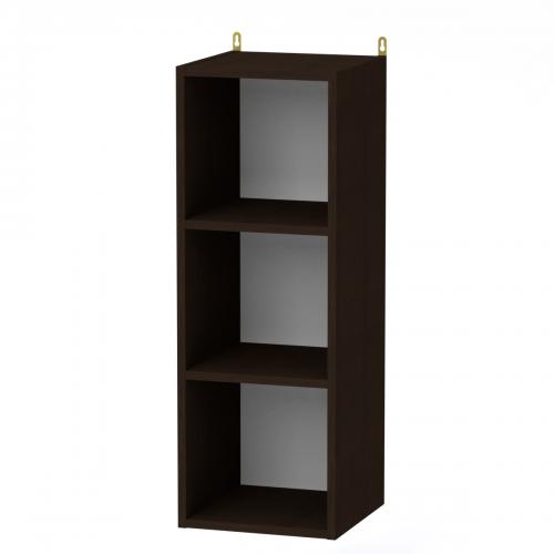 Полиця настінна Компаніт П-32 30х30х84 см Венге темний