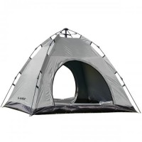 Намет туристичний двомісний Lugi 200х200х140 см Сіро-чорний (LU-019G)