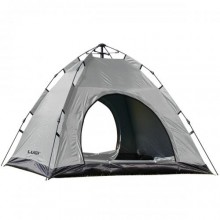 Намет туристичний двомісний Lugi 200х200х140 см Сіро-чорний (LU-019G)