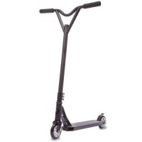 Самокат трюковий з металевими колесами XINZ STUNT SCOOTER XZ-120) Чорний (AN0942)