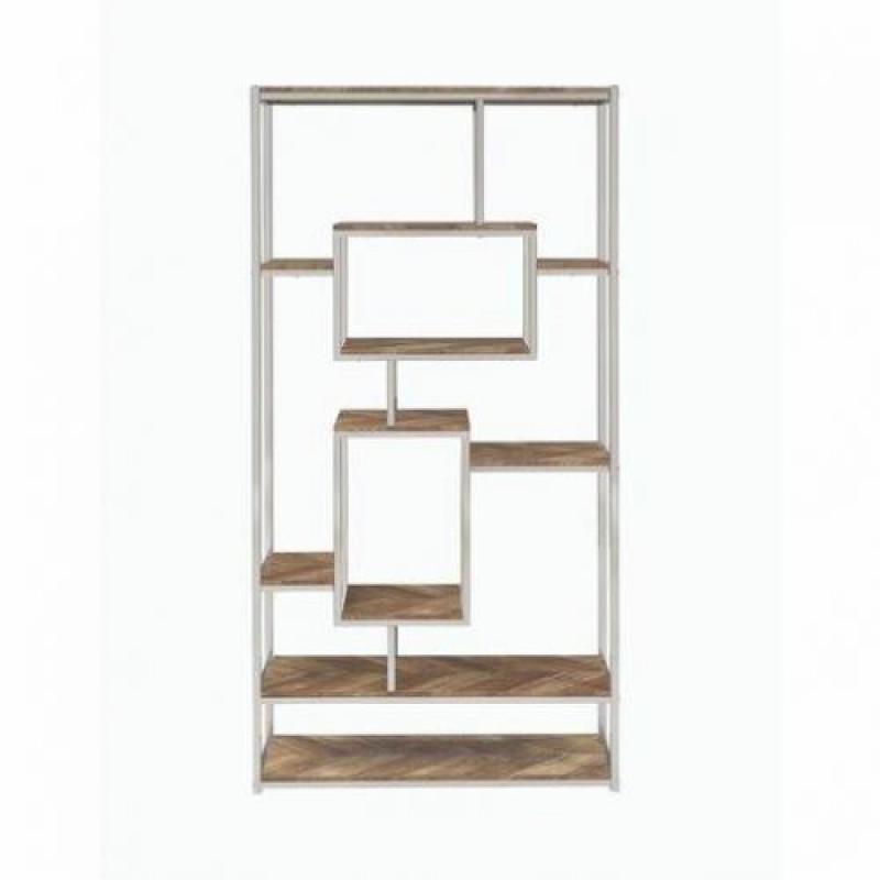 Стелаж для зберігання в стилі Loft Сірий NS-1821 1780x900x300 мм