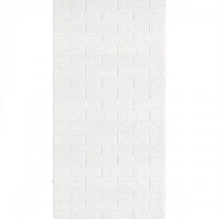 Панель стінова у рулоні 3D Sticker Wall 700х3080х2 мм Білий (D) SW-00002534