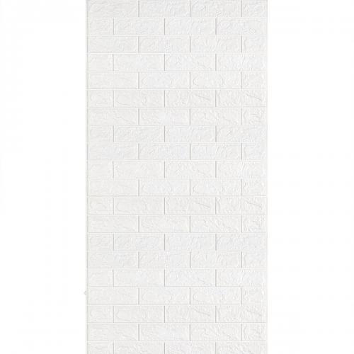 Панель стінова у рулоні 3D Sticker Wall 700х3080х2 мм Білий (D) SW-00002534