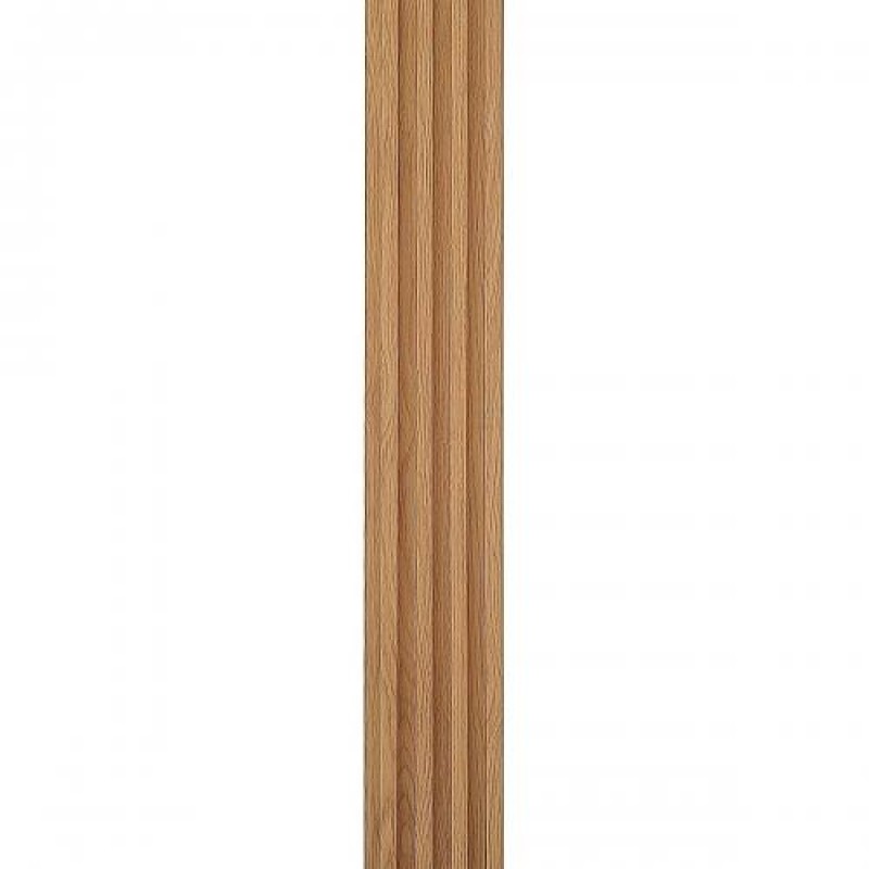 Декоративна стінова рейка Sticker Wall 160*23*3000мм (D) SW-00001526 Світло-коричнева