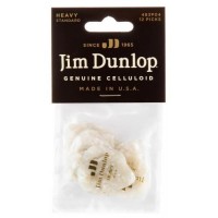 Медіатори Dunlop 483P04HV Genuine Celluloid White Pearloid Heavy Player's Pack (12 шт.) Медіатори Dunlop 483P04HV Genuine Celluloid White Pearloid Heavy Player's Pack (12 шт.)