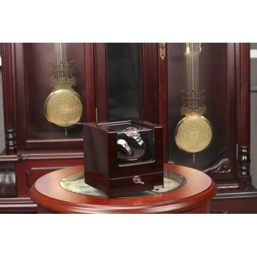 Скринька Salvadore для підзавода 2 годинників 1051/GB/F5 18х18х19 см Коричнево-чорний Скринька Salvadore для підзавода 2 годинників 1051/GB/F5 18х18х19 см Коричнево-чорний