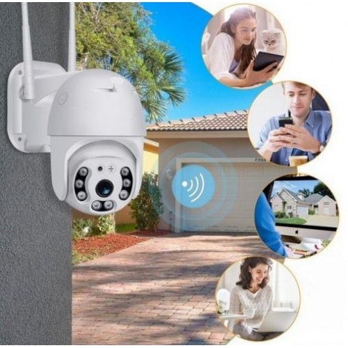 Вулична IP камера відеоспостереження UKC CAMERA CAD N3 WIFI IP 360/90 2.0 Мп поворотна з віддаленим доступом