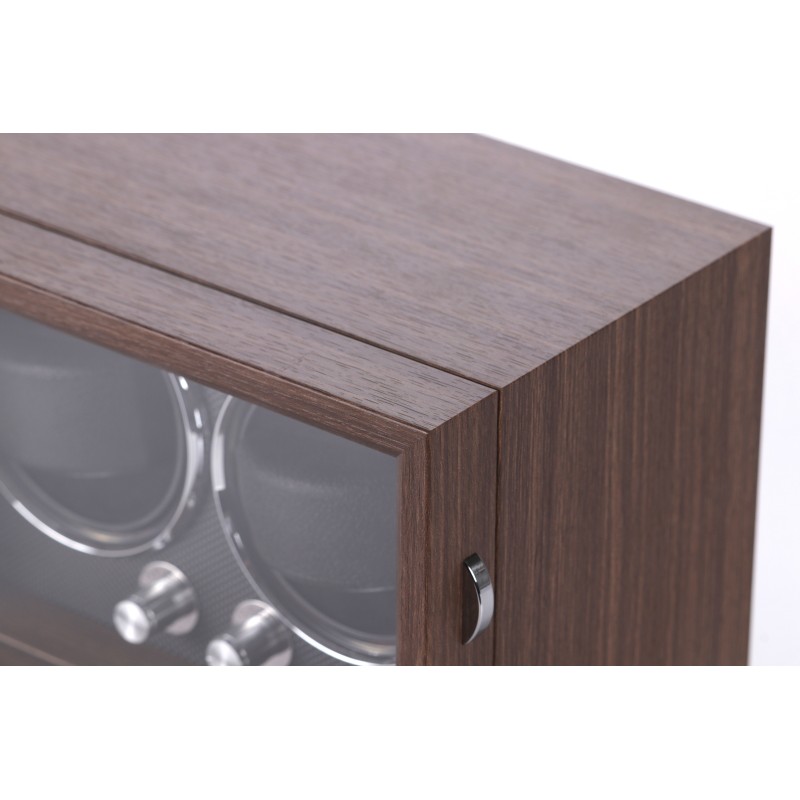 Скринька Salvadore для підзаводу 2 годинників X/2BR 2x2 Коричневий