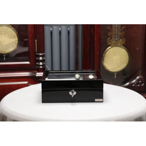 Скринька для зберігання годинників Salvadore 841-8BB 24х18,5х9 см Чорний Скринька для зберігання годинників Salvadore 841-8BB 24х18,5х9 см Чорний