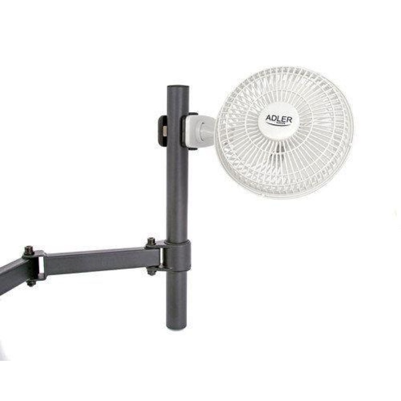 Настільний вентилятор Adler AD 7317 з прищіпкою Білий