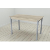 Стіл кухонний Ferrum-decor Беніта 75x120x60 Сірий ДСП Сонома 16мм (BEN0046) Стіл кухонний Ferrum-decor Беніта 75x120x60 Сірий ДСП Сонома 16мм (BEN0046)