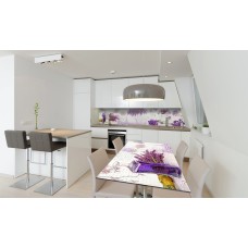 Наклейка вінілова на стіл Zatarga «Лаванда та Бузок» 600х1200 мм Z180417st