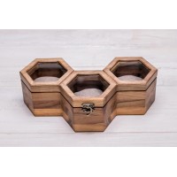 Шкатулка для зберігання наручних годинників ecoWalnut 7.8х27.1х14.1 см Шкатулка для зберігання наручних годинників ecoWalnut 7.8х27.1х14.1 см