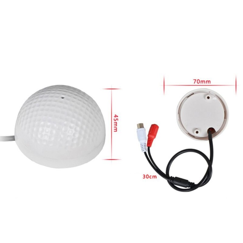 Мікрофон для відеоспостереження для відеореєстратора Rikovos GK-800G, активний, високочутливий