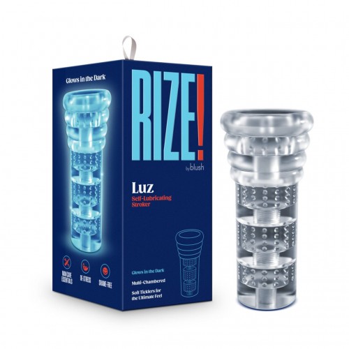 Мастурбатор Rize by Blush - Luz Glow in the Dark Masturbator - Clear в інтернет супермаркеті PbayMarket!