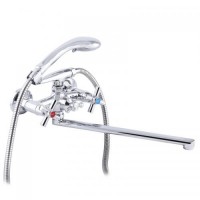 Змішувач для ванни ZERIX D4Q 722 з повнооборотною кран буксою (ZX2960) Змішувач для ванни ZERIX D4Q 722 з повнооборотною кран буксою (ZX2960)