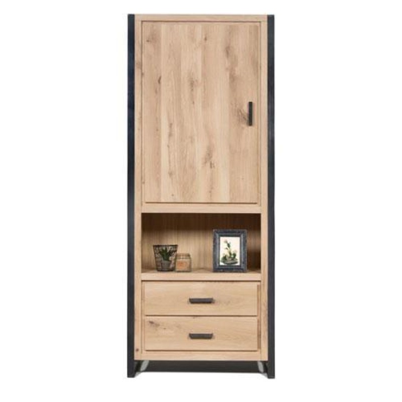 Шафа для зберігання в стилі Loft NS-2216 2130x850x450 мм Черный