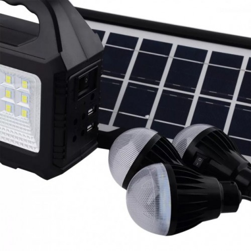 Багатофункціональний LED ліхтар GDTimes портативна станція із сонячною батареєю GD-101
