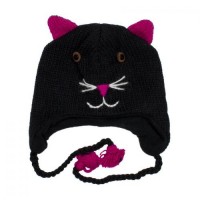 Шапка з вушками Kathmandu Animals Black cat Оно size Чорний (22931)