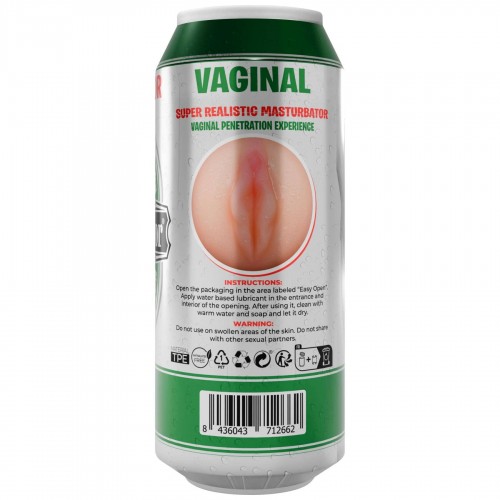 Мастурбатор-вагіна Alive Heineken Vagina II у вигляді банки пива