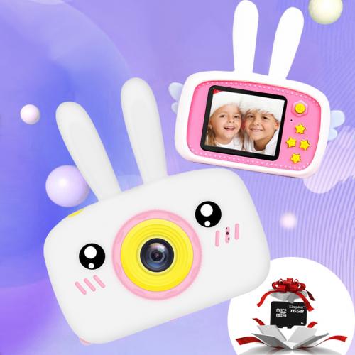 Дитяча Фотокамера Kids Funny Camera 3.0 Pro Протиударний Фотоапарат 12 Mpx Full HD 1920x1080P фото та відео зйомка Білий + Карта пам'яті 16ГБ Дитяча Фотокамера Kids Funny Camera 3.0 Pro Протиударний Фотоапарат 12 Mpx Full HD 1920x1080P фото та відео зйомка Білий + Карта пам'яті 16ГБ