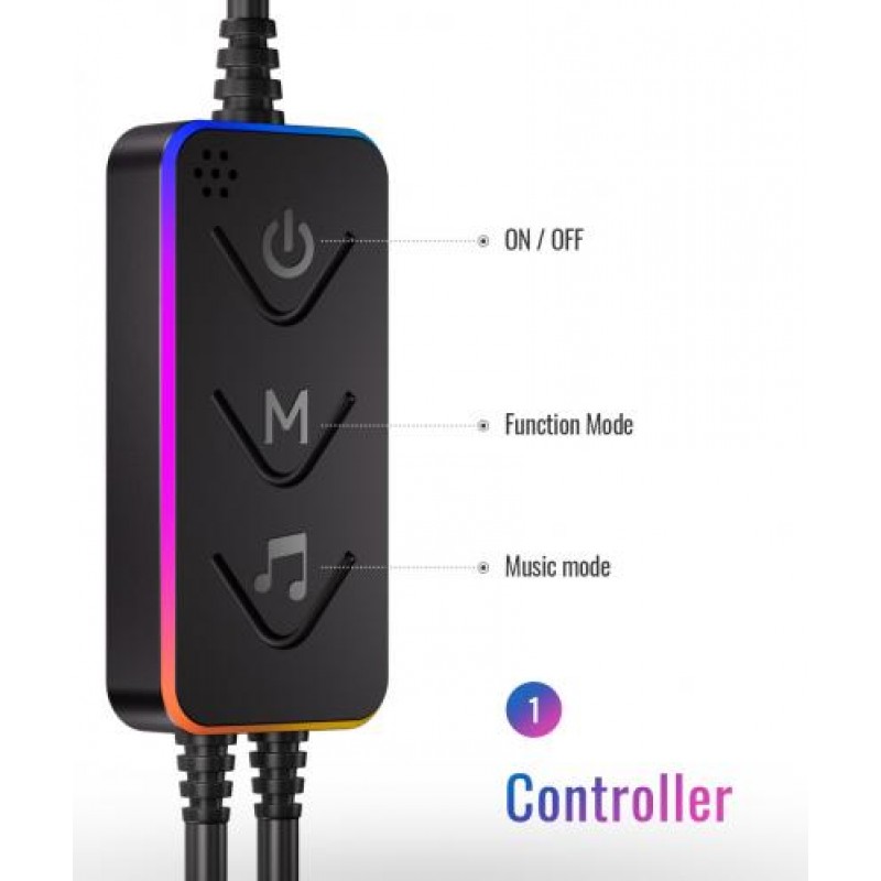 Розумні настінні led панелі Inspire SLX06-8 180LED 8 шт White