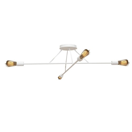 Люстра підвісна MSK Electric Asket під чотири лампи Е27 NL 10320-4 WH Білий (619550)
