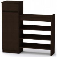Тумба для взуття ТО-16 Компанит Венге темний (100х28х100 см)