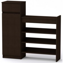 Тумба для взуття ТО-16 Компанит Венге темний (100х28х100 см)