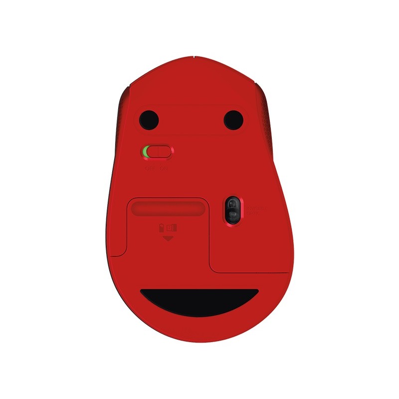Миша бездротова Logitech M330 Silent Plus Red USB (910-004911)