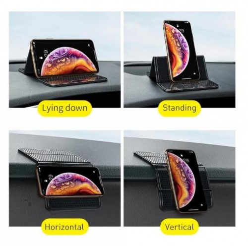 Килимок антиковзкий для телефону Baseus Folding Bracket Antiskid Pad SUWNT-01 (Чорний) Килимок антиковзкий для телефону Baseus Folding Bracket Antiskid Pad SUWNT-01 (Чорний)