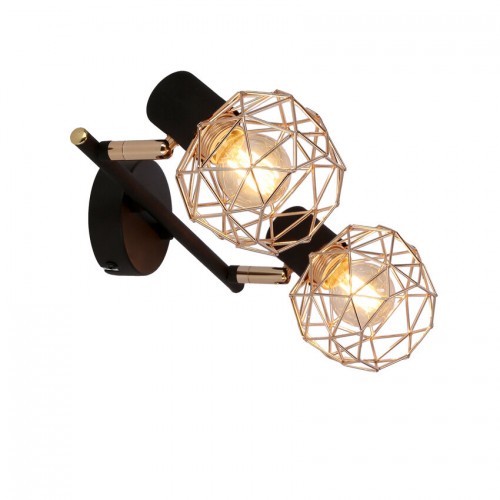 Спот Candellux Acrobat 40x17 см Чорно-мідний (92-22202) Спот Candellux Acrobat 40x17 см Чорно-мідний (92-22202)