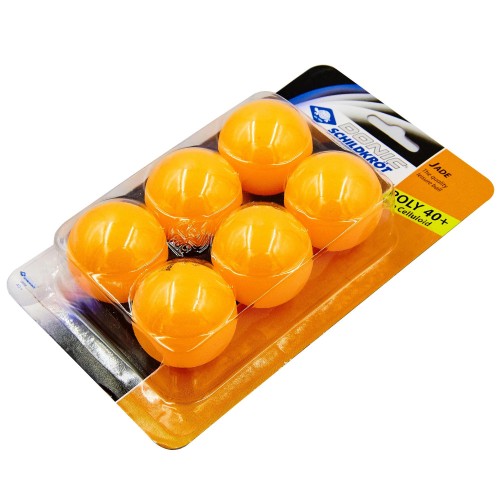 Набір м'ячів для настільного тенісу 6 штук DONIC MT-618378 JADE (пластик, d-40мм, помаранчевий) (PT0560) в інтернет супермаркеті PbayMarket!