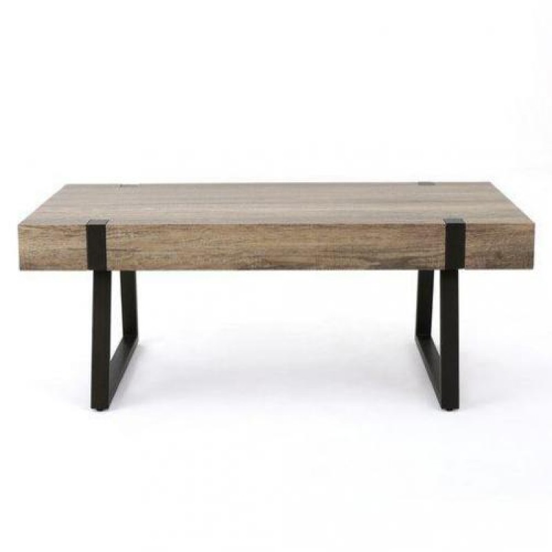 Кавовий журнальний столик у стилі Loft NS-558 500x1070x570 мм Черный