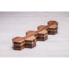 Бокс для зберігання годинників ecoWalnut 7.3х59.7х14.1 см