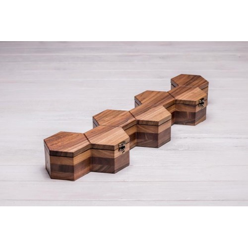Бокс для зберігання годинників ecoWalnut 7.3х59.7х14.1 см Бокс для зберігання годинників ecoWalnut 7.3х59.7х14.1 см