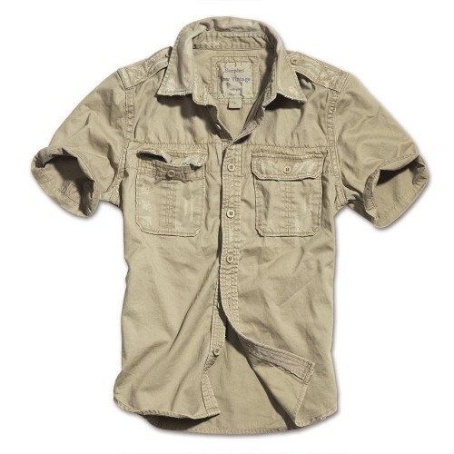 Сорочка Surplus Raw Vintage Shirt Beige S Бежевий (06-3590-63-M) в інтернет супермаркеті PbayMarket!