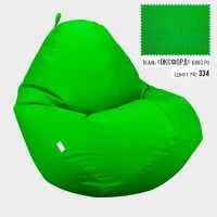 Безкаркасне крісло мішок груша Овал Coolki XXXL 100x140 Салатовий (Оксфорд 600D PU) Безкаркасне крісло мішок груша Овал Coolki XXXL 100x140 Салатовий (Оксфорд 600D PU)
