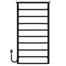 Рушникосушарка електрична Юність П10 500х1000 Deffi Чорний EF16 (C.YU.100.50.10.E.B.L.5)